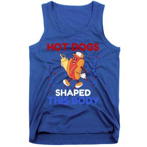 Hot Dogs Shaped This Body For Hot Dogs Lovers 4th Of July Funny Gift Tank Top