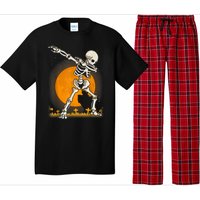 Halloween Dabbing Skeleton Pajama Set