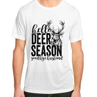 Hello Deer Season Goodbye Husband Vintage Adult ChromaSoft Performance T-Shirt