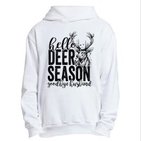 Hello Deer Season Goodbye Husband Vintage Urban Pullover Hoodie