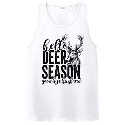 Hello Deer Season Goodbye Husband Vintage PosiCharge Competitor Tank