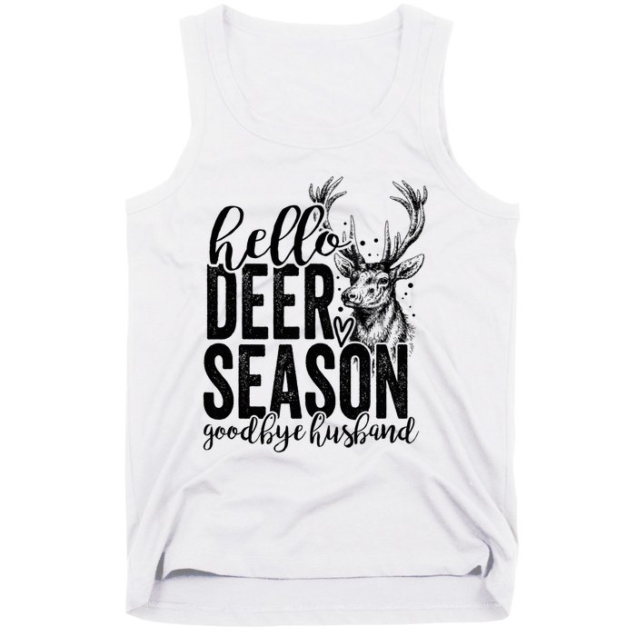 Hello Deer Season Goodbye Husband Vintage Tank Top