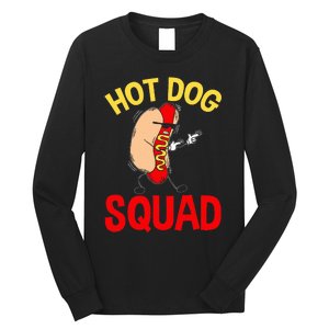 Hot Dog Squad Hot Dog Long Sleeve Shirt