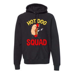 Hot Dog Squad Hot Dog Premium Hoodie