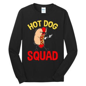 Hot Dog Squad Hot Dog Tall Long Sleeve T-Shirt