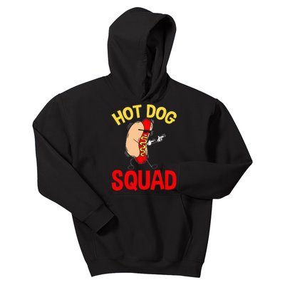 Hot Dog Squad Hot Dog Kids Hoodie