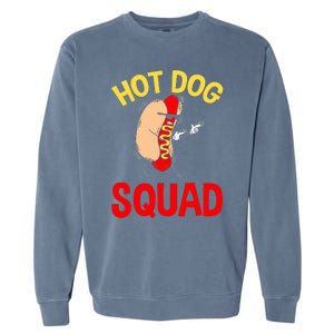 Hot Dog Squad Hot Dog Garment-Dyed Sweatshirt