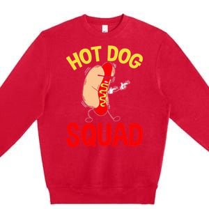 Hot Dog Squad Hot Dog Premium Crewneck Sweatshirt