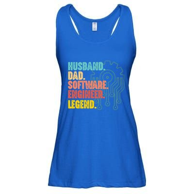 Husband Dad Software Engineer Engineering Expert Graphic Gift Ladies Essential Flowy Tank