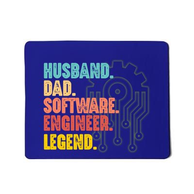 Husband Dad Software Engineer Engineering Expert Graphic Gift Mousepad