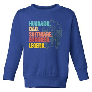 Husband Dad Software Engineer Engineering Expert Graphic Gift Toddler Sweatshirt