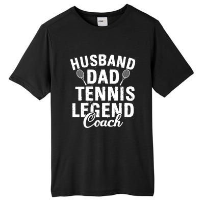 Husband Dad Tennis Legend Coach Funny Tennis Dad Cute Gift Tall Fusion ChromaSoft Performance T-Shirt