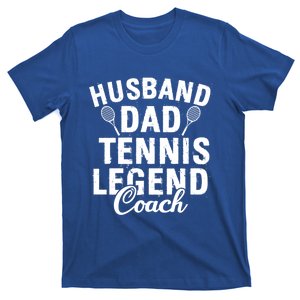 Husband Dad Tennis Legend Coach Funny Tennis Dad Cute Gift T-Shirt