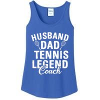 Husband Dad Tennis Legend Coach Funny Tennis Dad Cute Gift Ladies Essential Tank