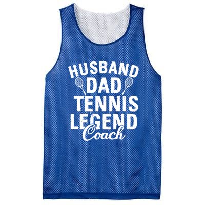 Husband Dad Tennis Legend Coach Funny Tennis Dad Cute Gift Mesh Reversible Basketball Jersey Tank