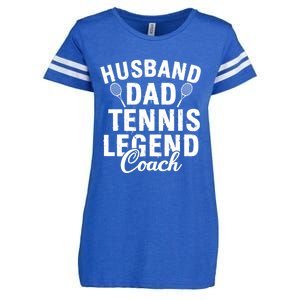 Husband Dad Tennis Legend Coach Funny Tennis Dad Cute Gift Enza Ladies Jersey Football T-Shirt