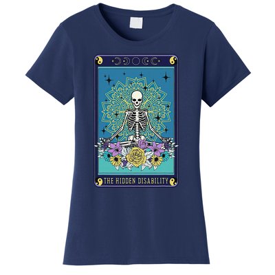 Hidden Disability Tarot Card Chronic Illness Spoonie Medical Women's T-Shirt