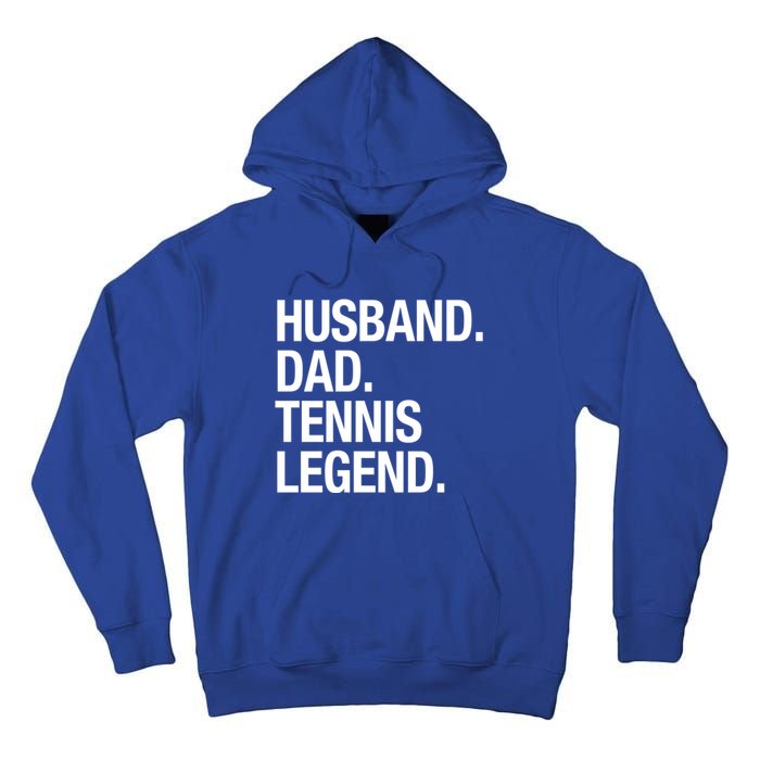 Husband Dad Tennis Legend Gift Tall Hoodie