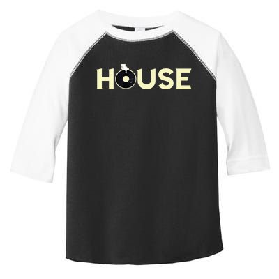 House Dj Turntable Techno Edm Dance Music Discjockey Toddler Fine Jersey T-Shirt