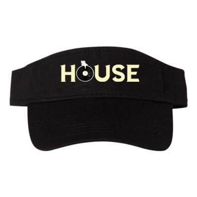 House Dj Turntable Techno Edm Dance Music Discjockey Valucap Bio-Washed Visor