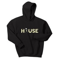 House Dj Turntable Techno Edm Dance Music Discjockey Kids Hoodie