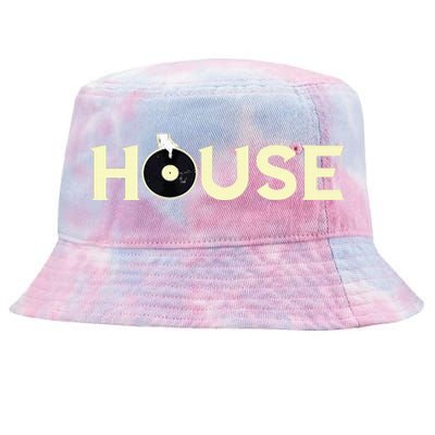 House Dj Turntable Techno Edm Dance Music Discjockey Tie-Dyed Bucket Hat