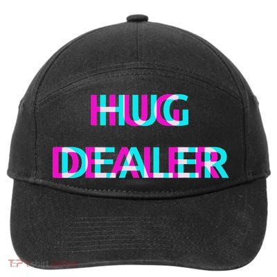 Hug Dealer Techno Edm Music Festival Raver Dance Rave 7-Panel Snapback Hat