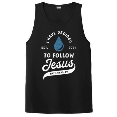 Have Decided To Follow Jesus Baptism Baptized Christian 2024 PosiCharge Competitor Tank