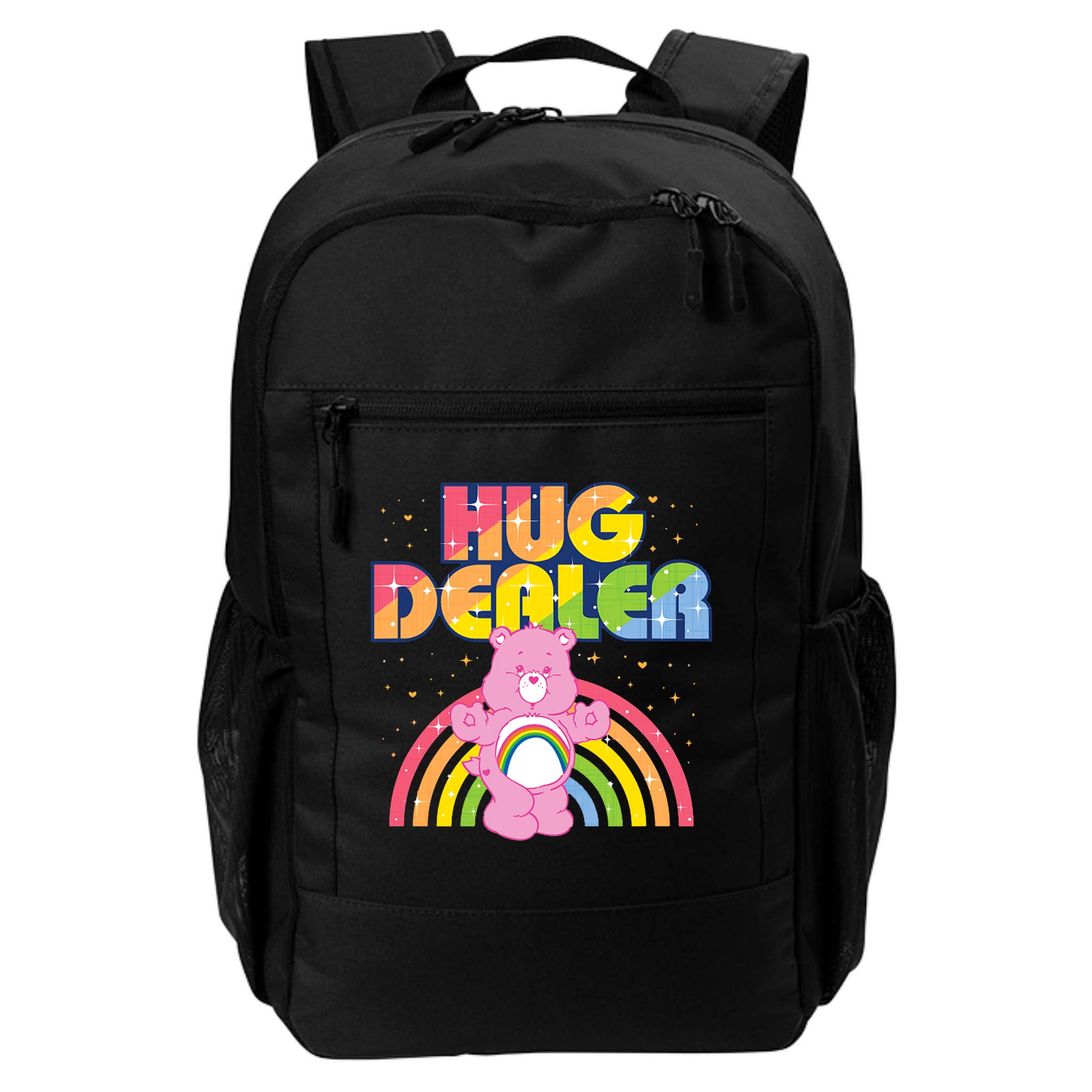 Hug Dealer Teddy Bear Rainbow Backpack