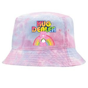 Hug Dealer Teddy Bear Rainbow Tie-Dyed Bucket Hat