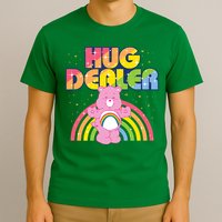 Hug Dealer Teddy Bear Rainbow T-Shirt