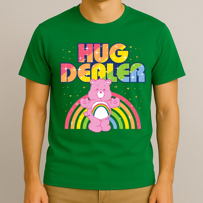 Hug Dealer Teddy Bear Rainbow T-Shirt