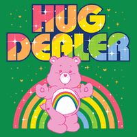 Hug Dealer Teddy Bear Rainbow T-Shirt