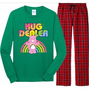 Hug Dealer Teddy Bear Rainbow Long Sleeve Pajama Set