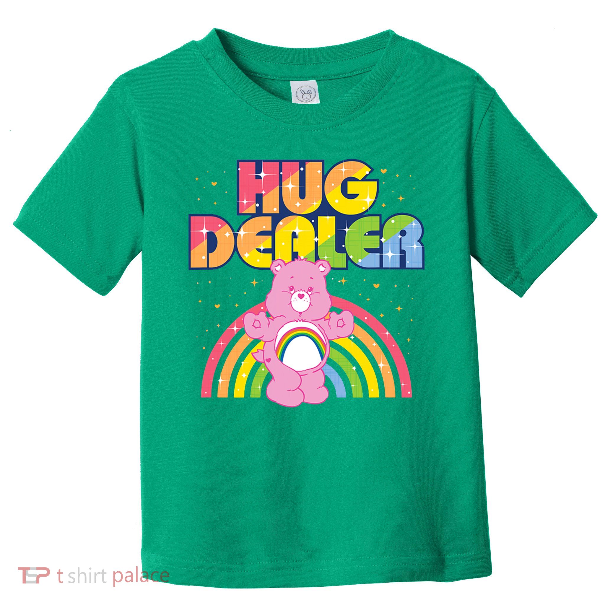Hug Dealer Teddy Bear Rainbow Toddler T-Shirt