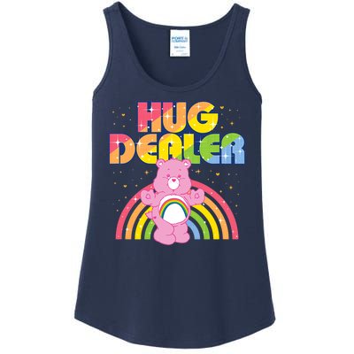 Hug Dealer Teddy Bear Rainbow Ladies Essential Tank