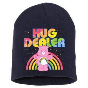 Hug Dealer Teddy Bear Rainbow Short Acrylic Beanie