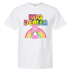 Hug Dealer Teddy Bear Rainbow Garment-Dyed Heavyweight T-Shirt