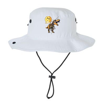 Halloween Dinosaur T Rex Skeleton Scary Moon Orange Pumpkin Cool Gift Legacy Cool Fit Booney Bucket Hat