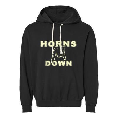 Horns Down Texas Tuck Fexas Garment-Dyed Fleece Hoodie