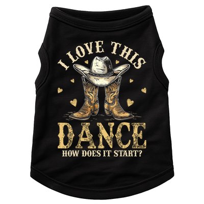 How Does This Dance Start Line Dancer Country Doggie Tank