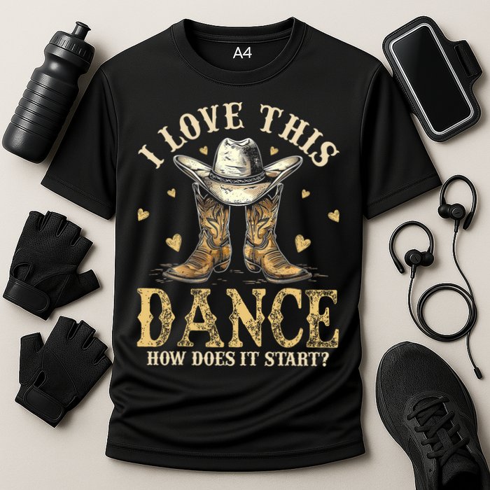 How Does This Dance Start Line Dancer Country Performance Shirt