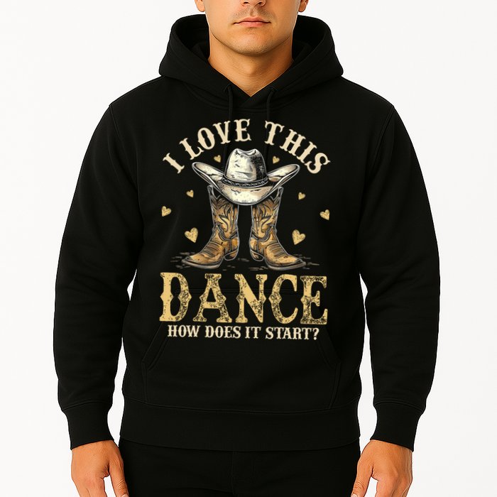 How Does This Dance Start Line Dancer Country Hoodie