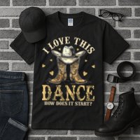 How Does This Dance Start Line Dancer Country Tall T-Shirt