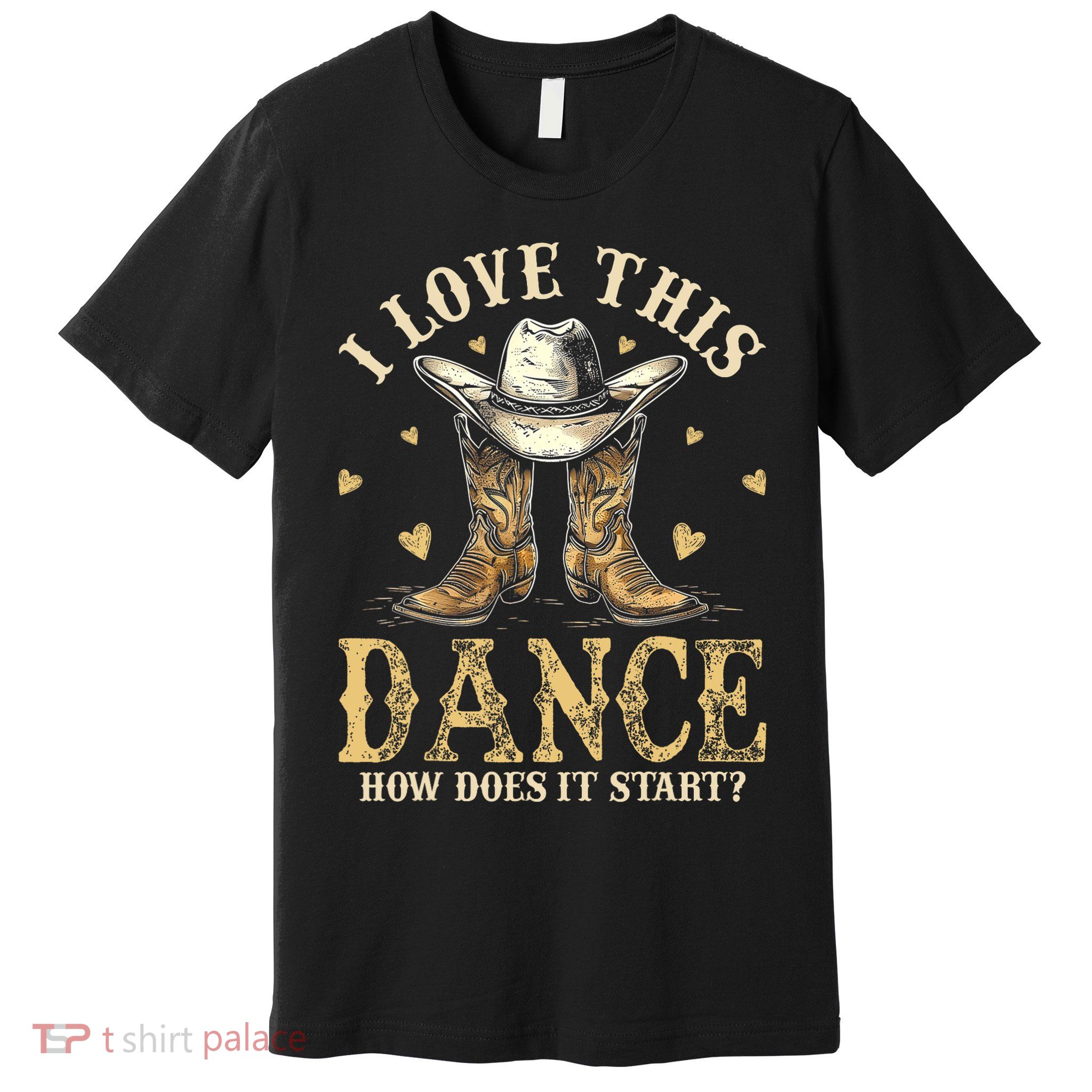 How Does This Dance Start Line Dancer Country Premium T-Shirt