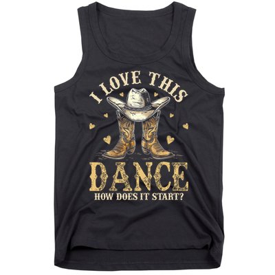 How Does This Dance Start Line Dancer Country Tank Top