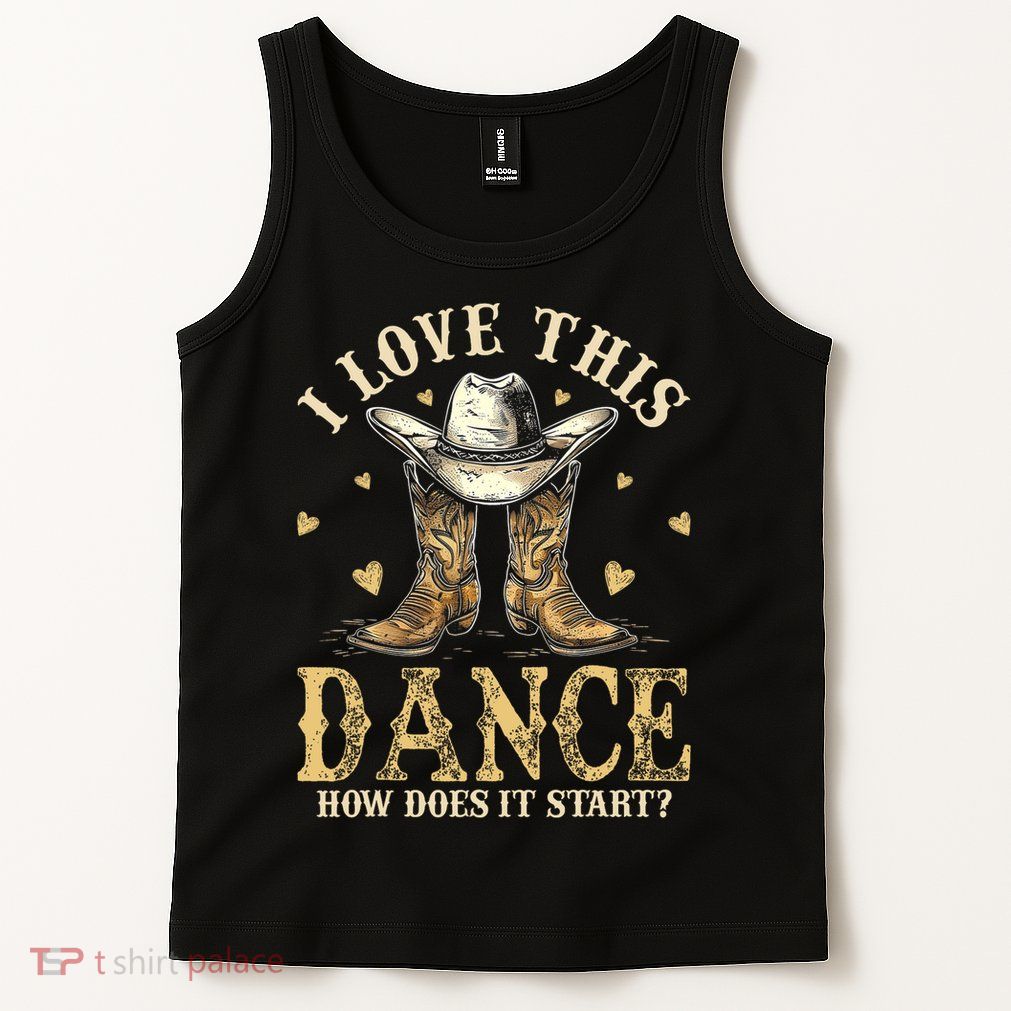 How Does This Dance Start Line Dancer Country Tank Top