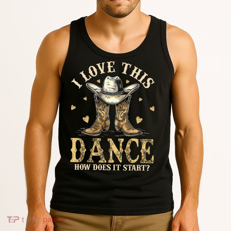 How Does This Dance Start Line Dancer Country Tank Top
