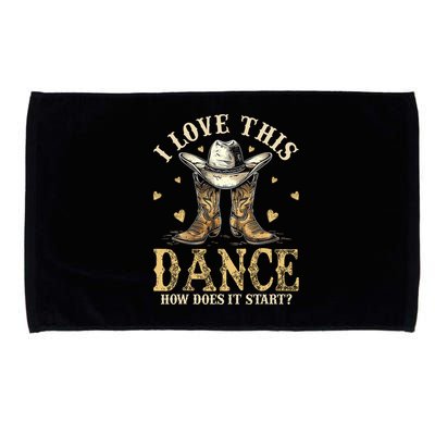 How Does This Dance Start Line Dancer Country Microfiber Hand Towel