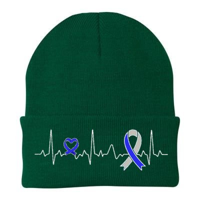 heartbeat diabetes type ribbon type 2 diabetes awareness Knit Cap Winter Beanie